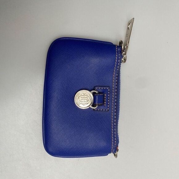 Dana Buchman Blue Zip Close Wallet Orange Blue Liner. - Picture 8 of 8